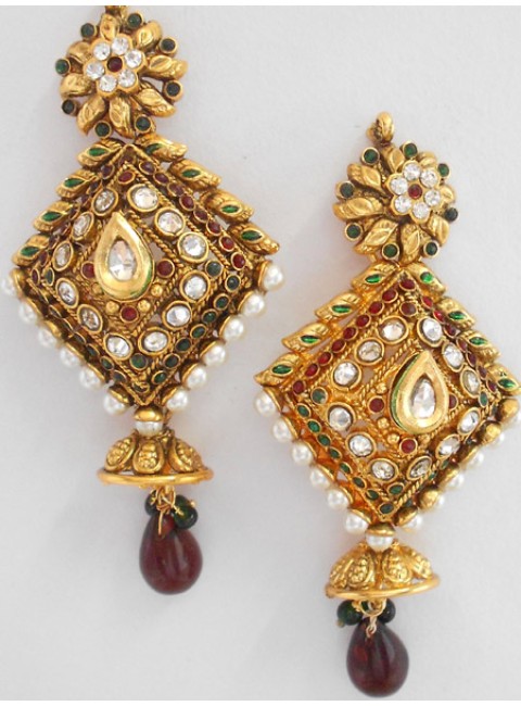 Polki Earrings